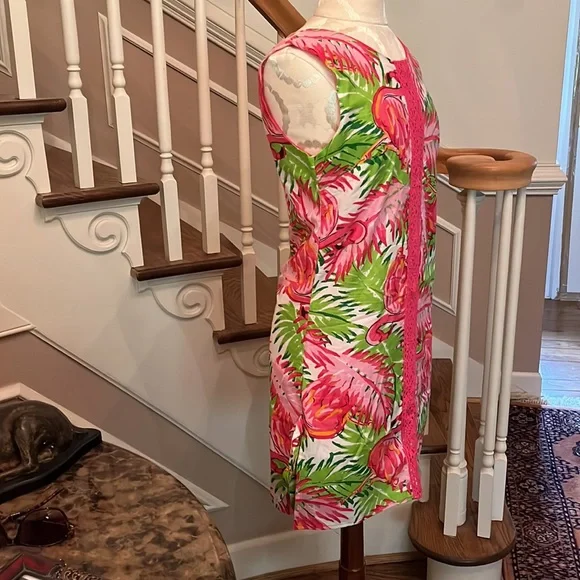Flamingo Shift Dress - Picture 2 of 6